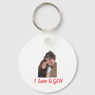 I Love U Gen Keychain