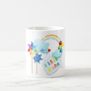 I love U mom Coffee Mug