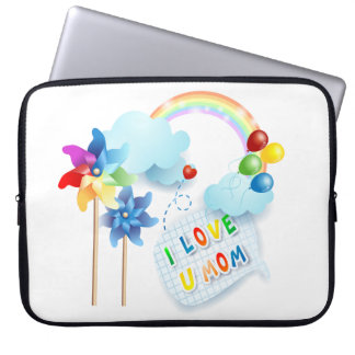 I love U mom Laptop Sleeve