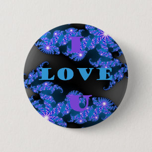 I Love U.png 2 Inch Round Button