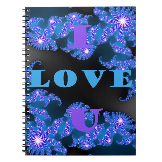 I Love U.png Notebook (Front)