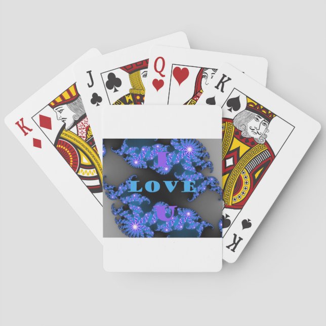 I Love U.png Playing Cards (Back)