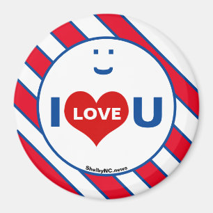 I Love U Smile Fun Magnet