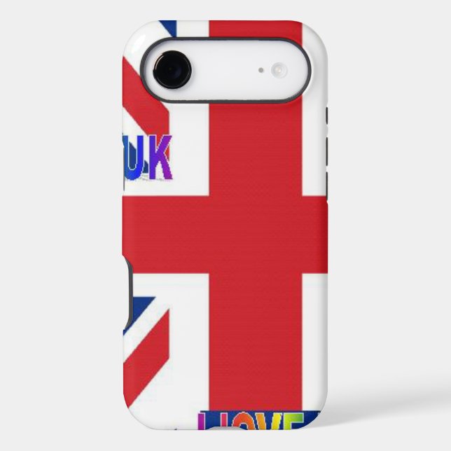 I Love UK Art Print (Verso)
