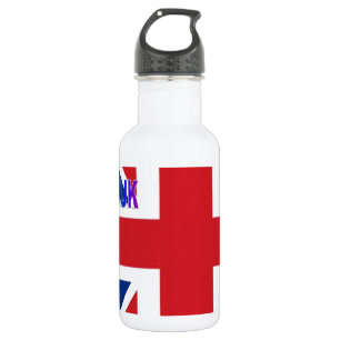 I Love UK Art Print 532 Ml Water Bottle