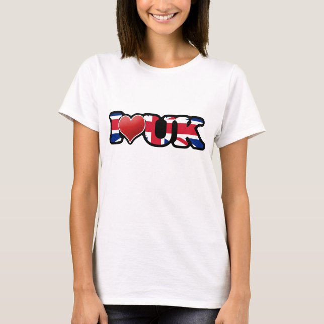 I Love UK T-Shirt (Front)