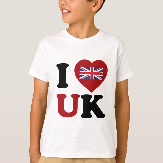 I Love UK T-Shirt (Front)