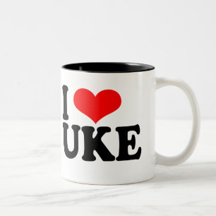 I Love Uke Ukulele Mug