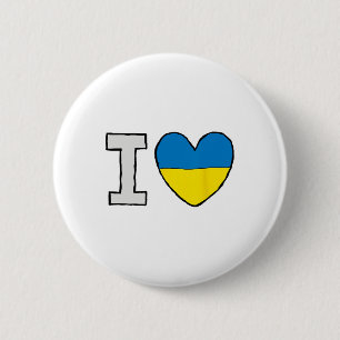 I Love Ukraine 2 Inch Round Button