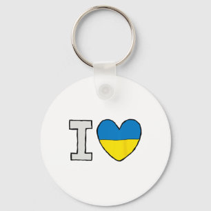 I Love Ukraine Keychain