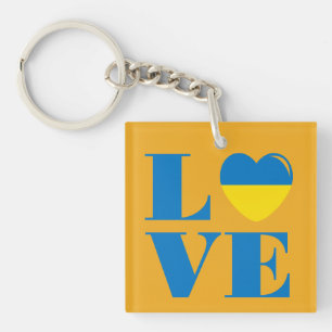I love Ukraine Keychain