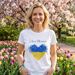 I love Ukraine. Ukraine Support. T-Shirt