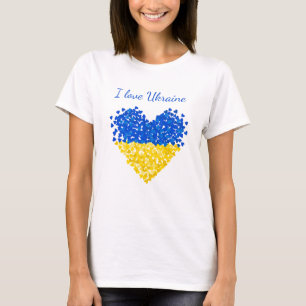 I love Ukraine. Ukraine Support. T-Shirt