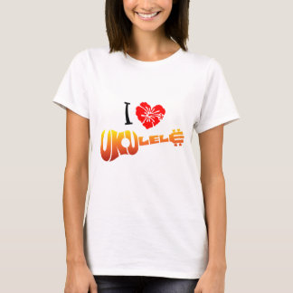 I Love Ukulele T-Shirt