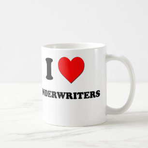 I Love Underwriters Coffee Mug