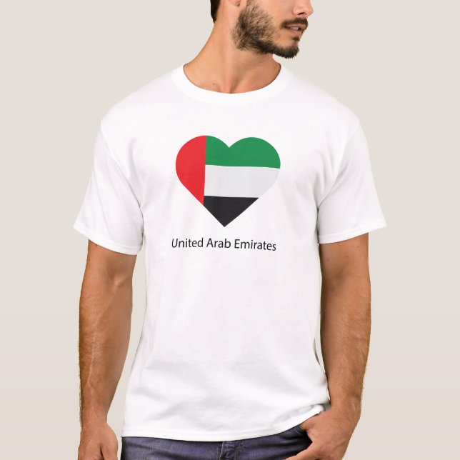 I Love United Arab Emirates T-Shirt (Front)