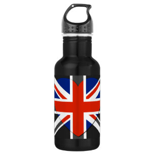 I love United Kingdom  - Vintage - 532 Ml Water Bottle
