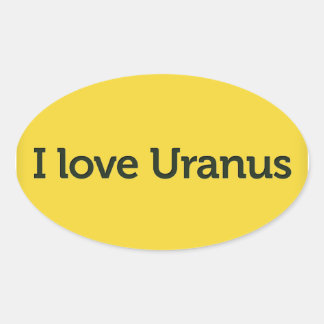 I Love Uranus Sticker