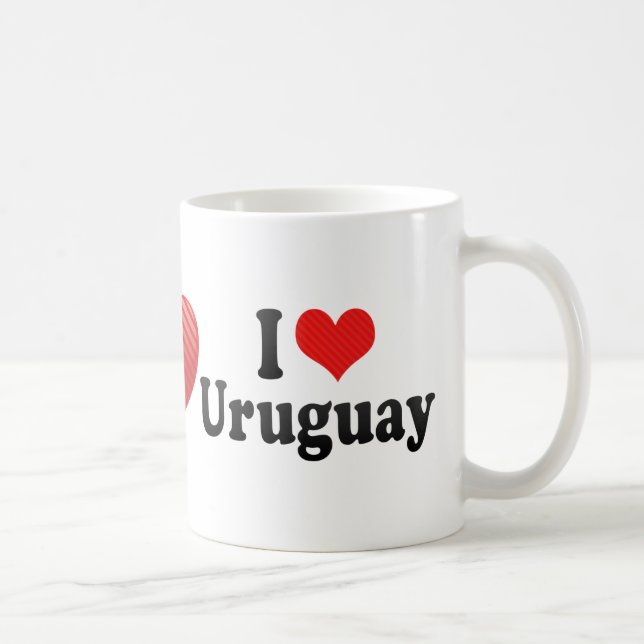 I Love Uruguay Coffee Mug (Right)