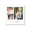 I Love Us Rose Gold Script Wedding Canvas