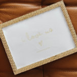 i love us | TEXT GOLD HEART Foil Prints<br><div class="desc">i love us | TEXT GOLD HEART Foil Prints</div>