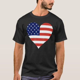 I Love USA American Independence Day Celebration C T-Shirt
