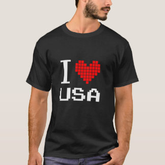 I Love USA Enjoy Patriotic United States Of Americ T-Shirt