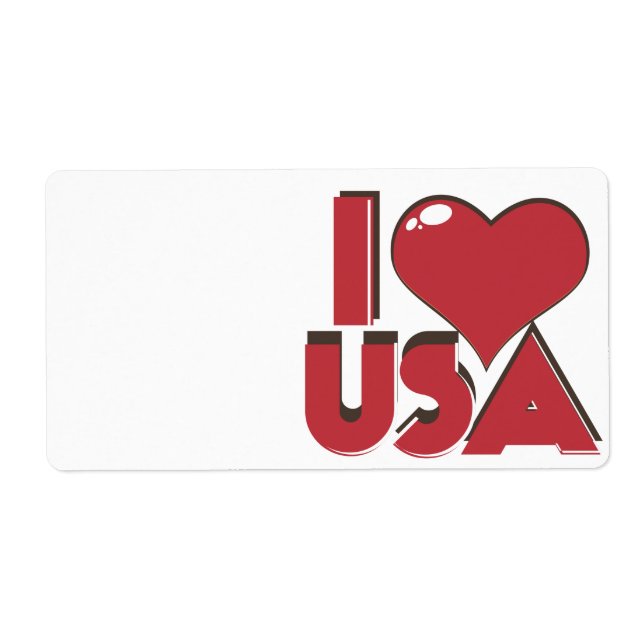 I Love USA Retro 80s (Front)