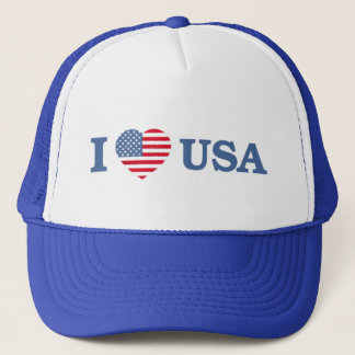 I Love USA Trucker Hat