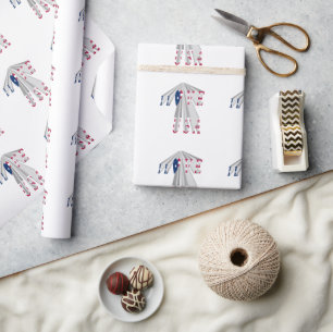 I LOVE USA WRAPPING PAPER