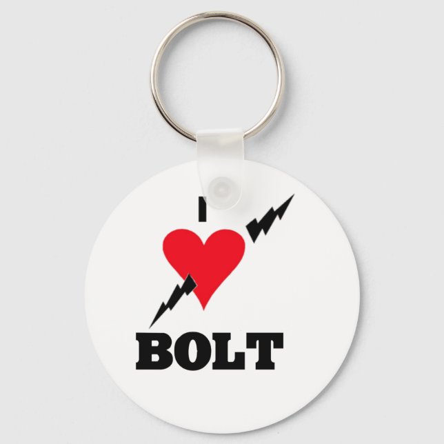 I love usain bolt keychain (Front)