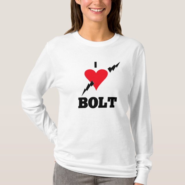 I love usain bolt T-Shirt (Front)