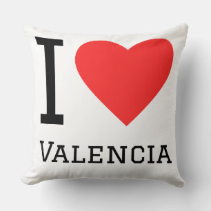 I love Valencia Throw Pillow