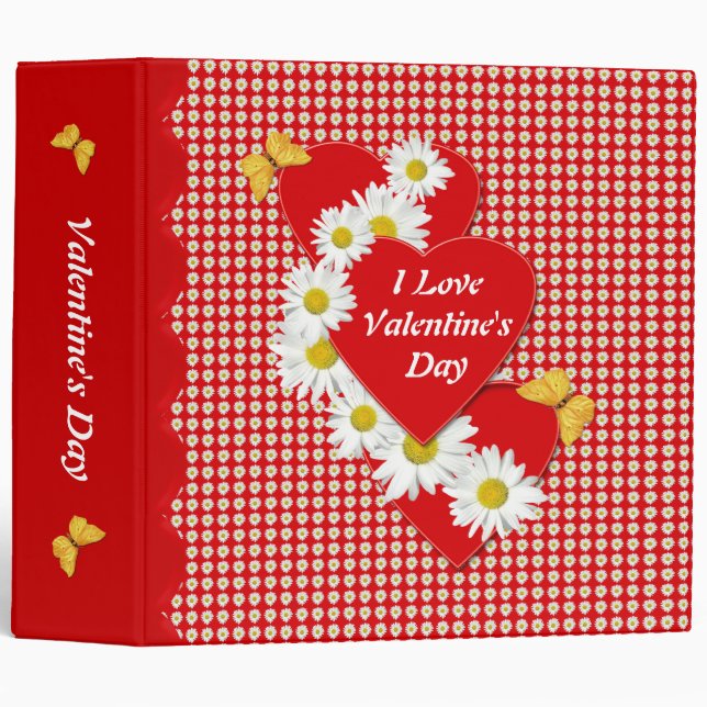 I Love Valentine's Day 2 inch Binder (Front/Spine)