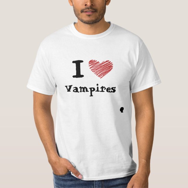 I love Vampires T-Shirt (Front)