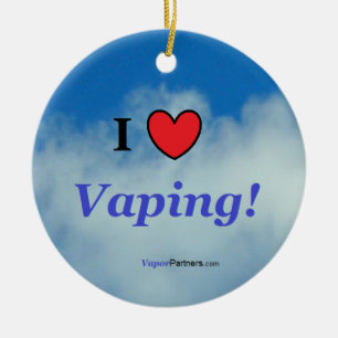 "I Love Vaping" Ornament