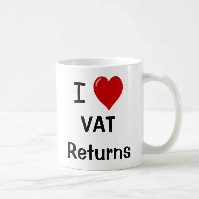 I Love VAT Returns - VAT Specialist Mug (Right)