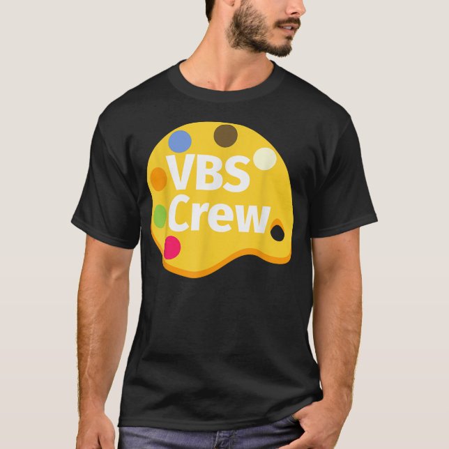 I Love VBS 2022 Paint Crew Vacation Bible School P T-Shirt (Front)