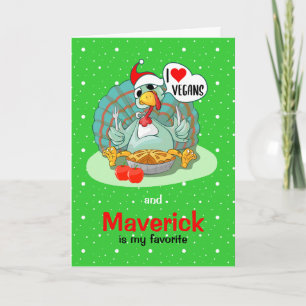 I Love Vegans and (custom) is my favourite,  Card