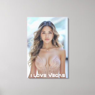 I LOVE VEGAS CANVAS PRINT