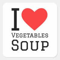 I love vegetables soup
