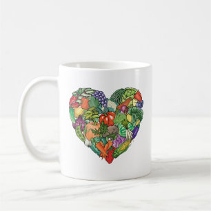 I Love Veggies Coffee Mug