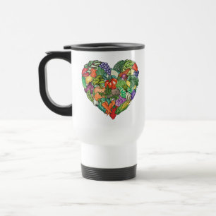 I Love Veggies Travel Mug