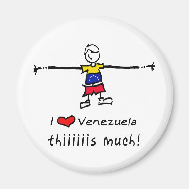 I lOVE VENEZUELA Magnet (Front)