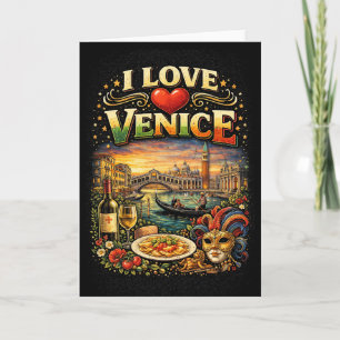 I Love Venice Holiday Card