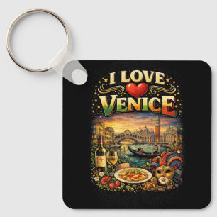 I Love Venice Keychain