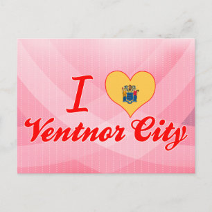 I Love Ventnor City, New Jersey Postcard