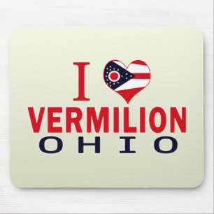 I love Vermilion, Ohio Mouse Pad