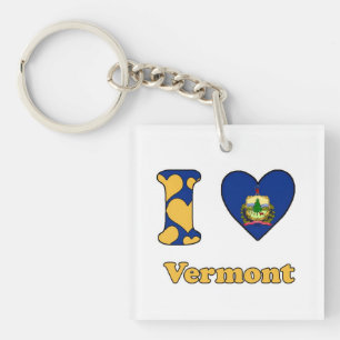 I love Vermont Keychain