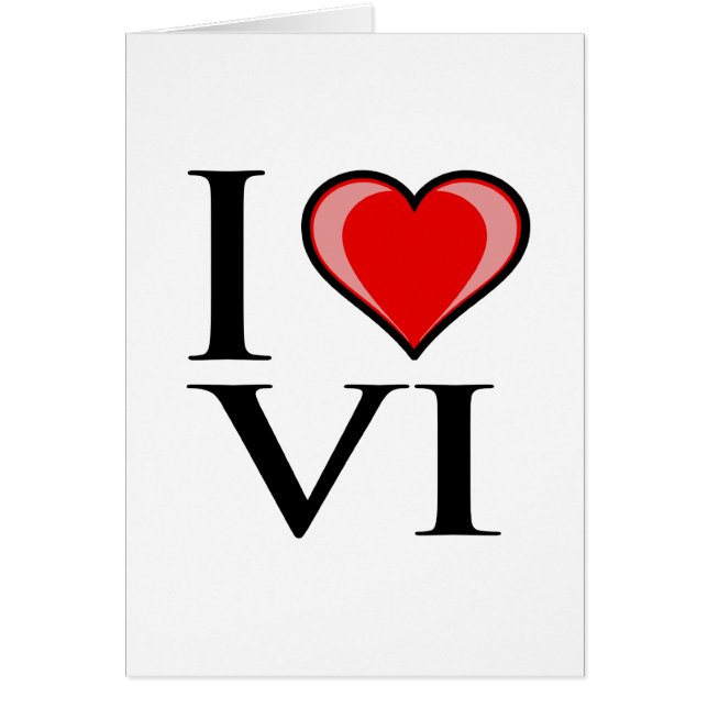I Love VI - Virgin Islands (Front)